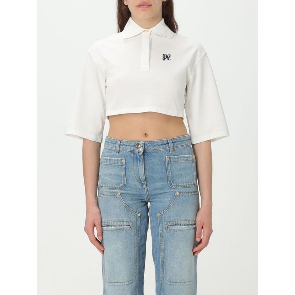 Palm Angels Polo Shirt Woman White